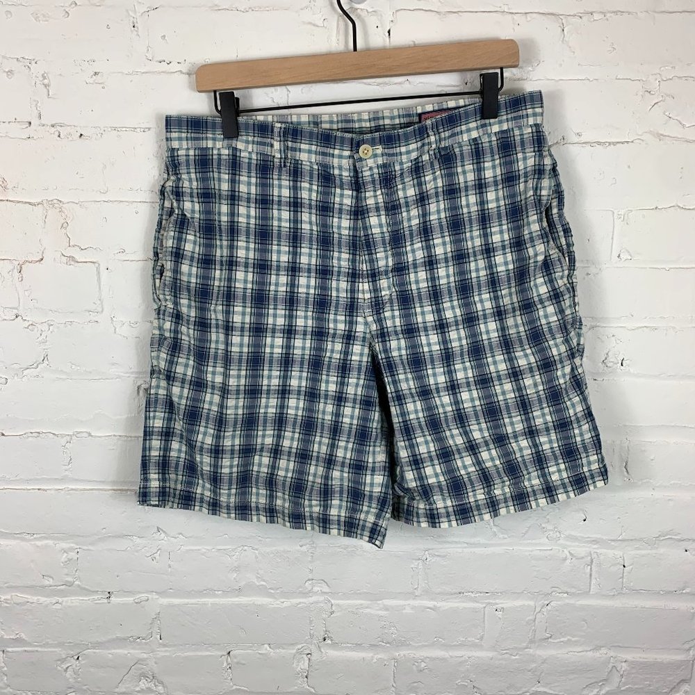 Vineyard Vines by Shep & Ian Plaid Club Shorts 34 - Picture 1 of 4
